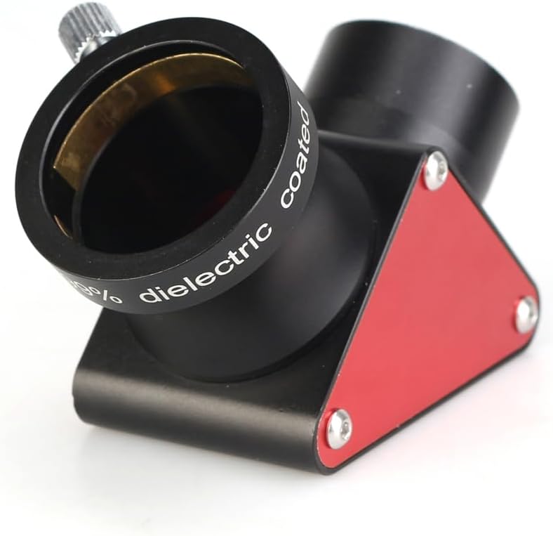Skyoptikst 1.25" Zenith Diagonal Dielectric Mirror for Refractor Astronomical Telescope 99% Reflection Accessories 90 Degree - Image 1
